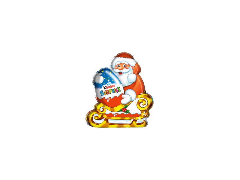 Figura de Papá Noel de chocolate