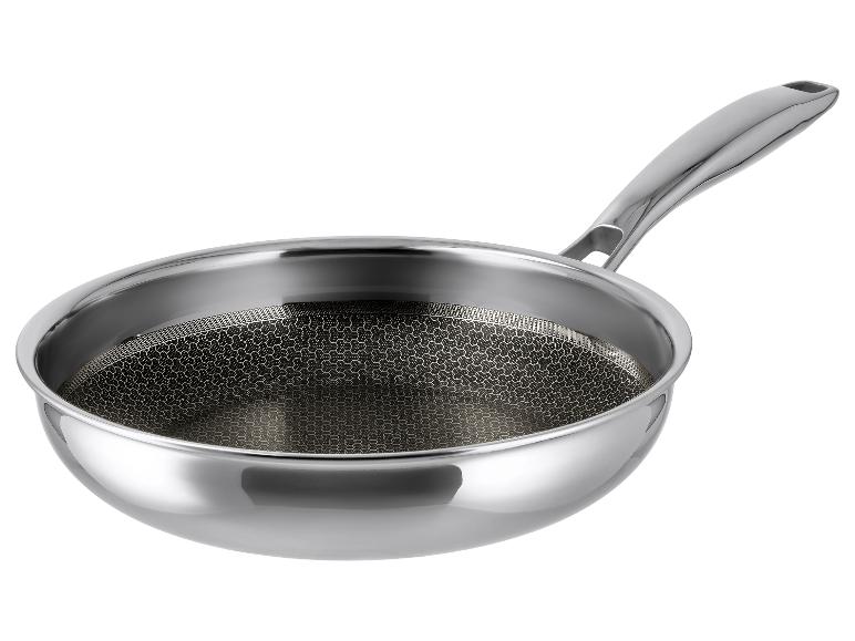 Sartén de acero inoxidable prémium con estructura de panal, Ø 24 cm.