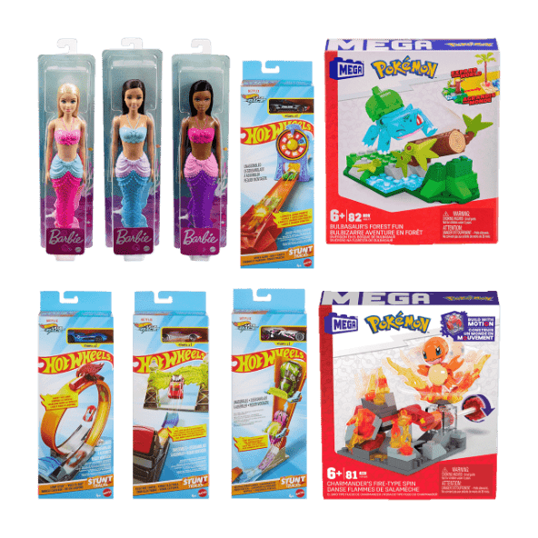 MATTEL® - Barbie / Hot Wheels / Pokémon