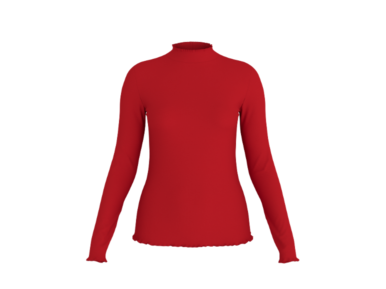 ESMARA® - Camiseta de cuello alto para mujer