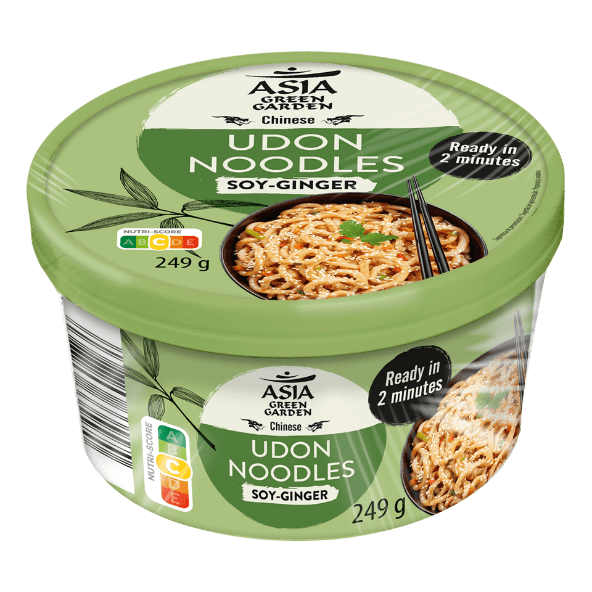 ASIA GREEN GARDEN® - Fideos udon bowl de soja y jengibre