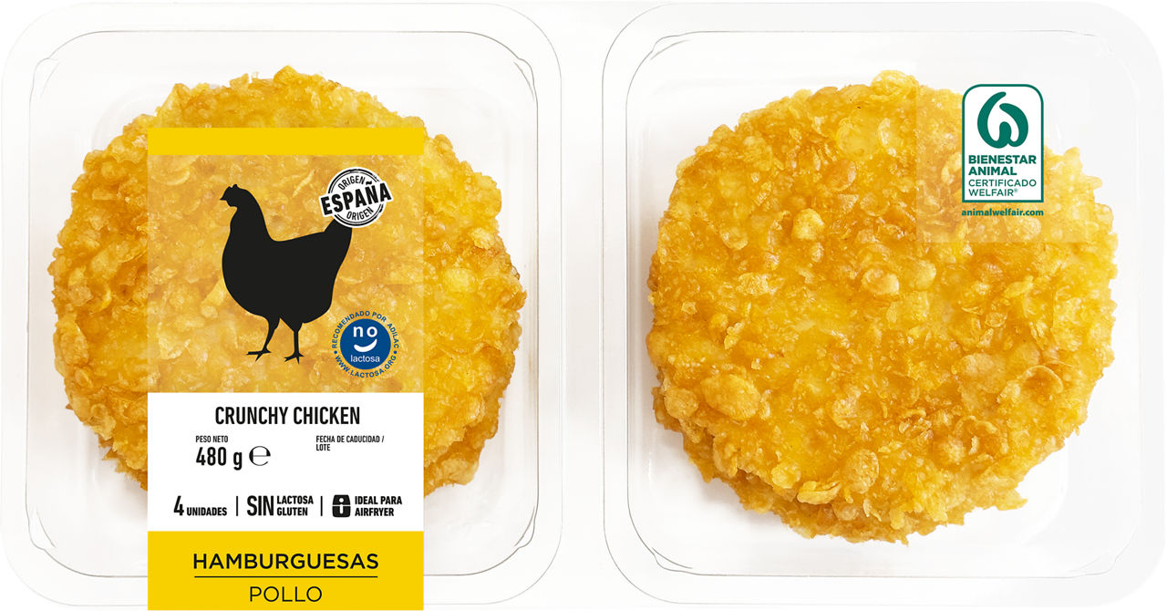 Hamburguesa crunchy chicken