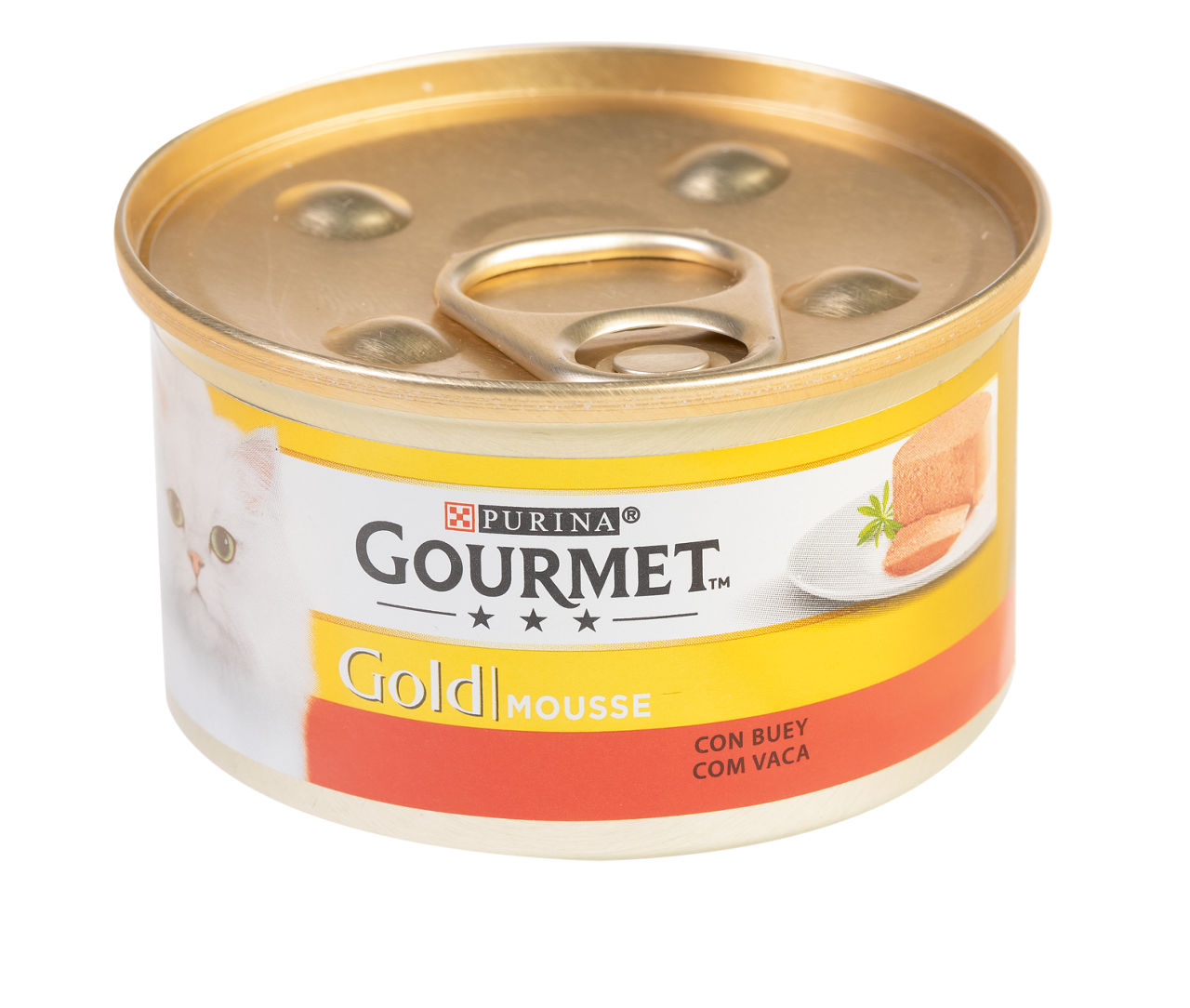 GOURMET GOLD® - Alimento húmedo para gatos de mousse con buey
