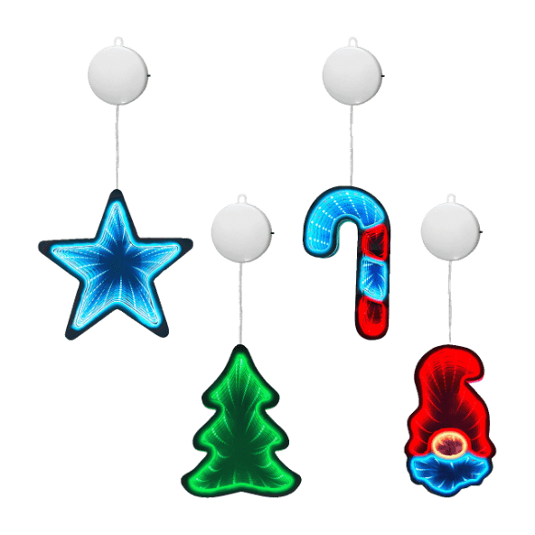 HOME CREATION® - Figura LED con efecto infinito