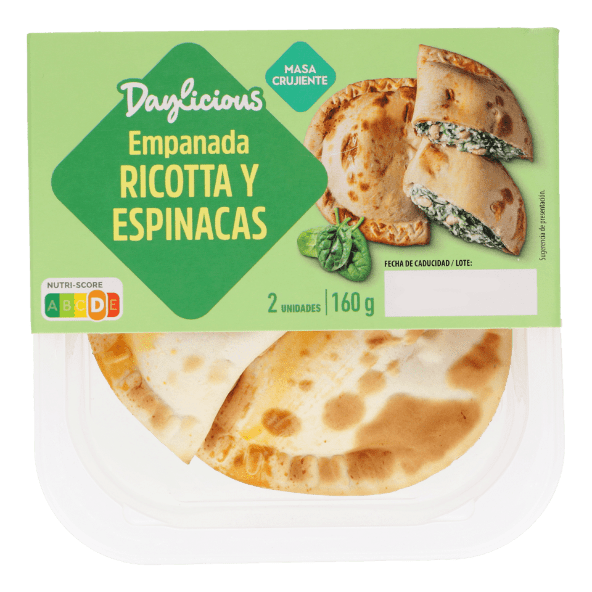 DAYLICIOUS® - Empanadas rellenas de ricotta y espinacas