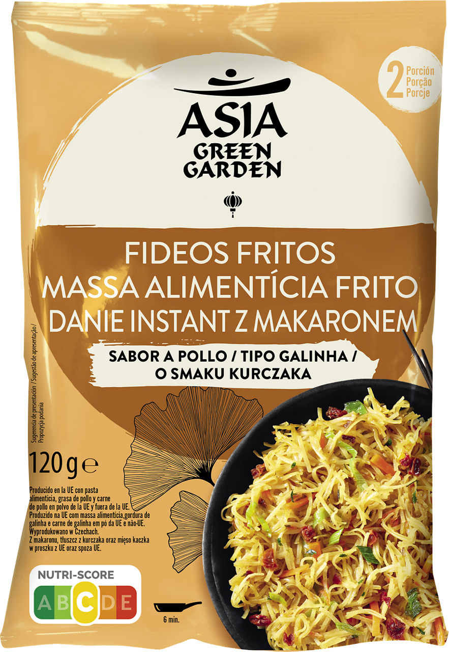 ASIA GREEN GARDEN® - Fideos fritos con pollo