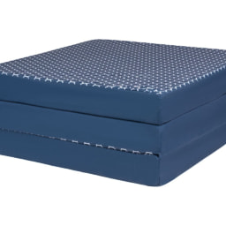 Colchón plegable azul 190 x 65 x 8,5 cm