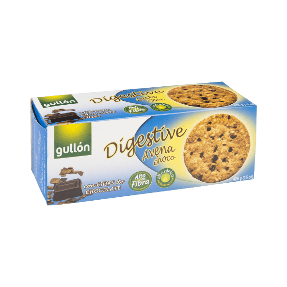 GULLÓN® - Galletas digestive de avena y chocolate