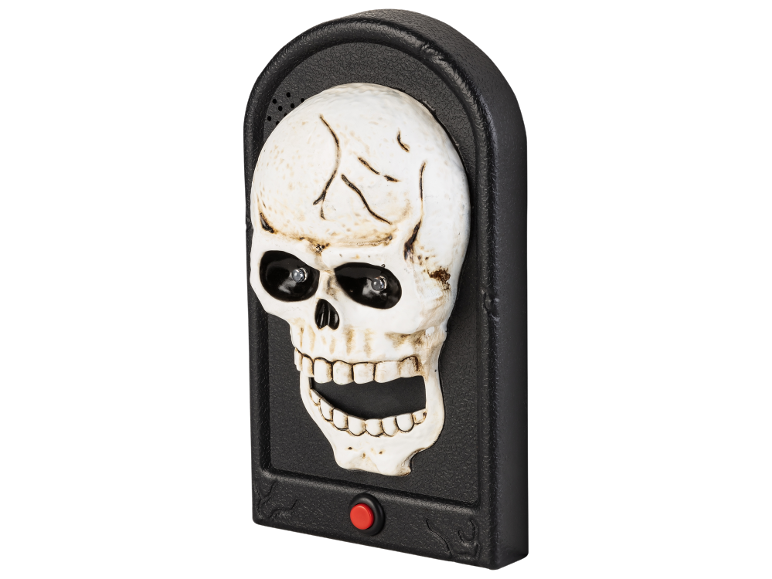 Timbre de Halloween espeluznante con sonido y LED