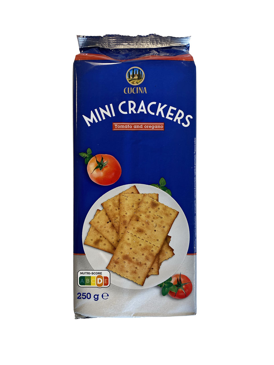 CUCINA® - Mini crackers de tomate y orégano