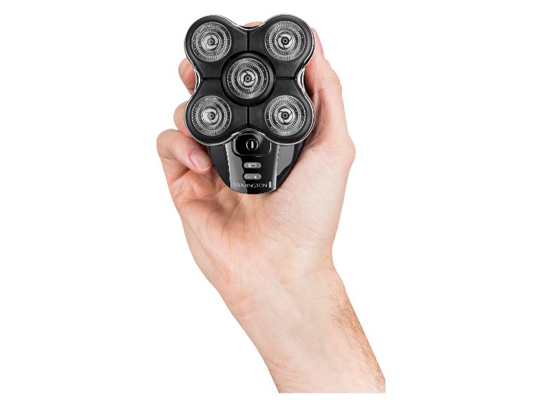 Afeitadora de cabeza »RX5 Ultimate«, con compartimento colector de pelo.