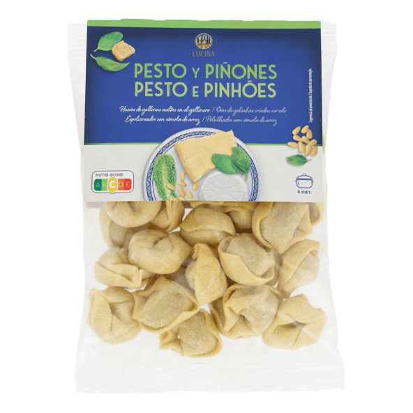 CUCINA® - Tortelloni de pesto y piñones.