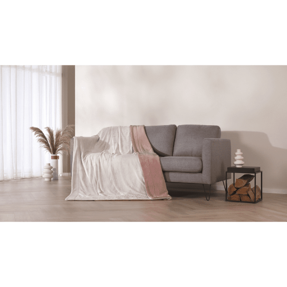 HOME CREATION® - Manta aterciopelada doble cara