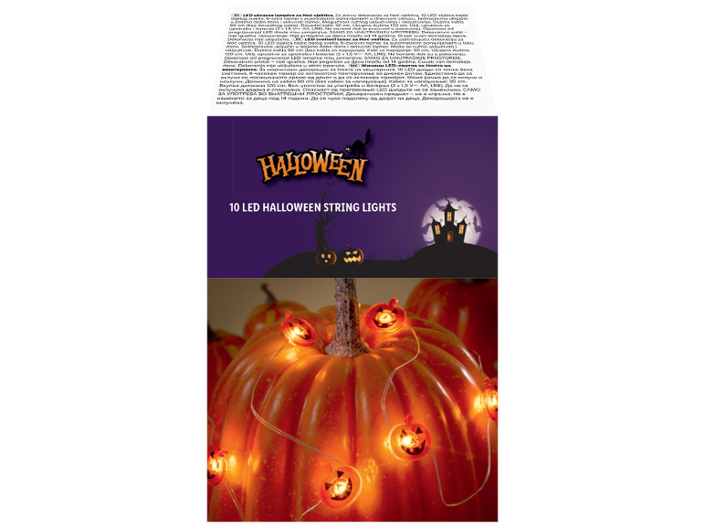Guirnalda de bombillas LED de Halloween