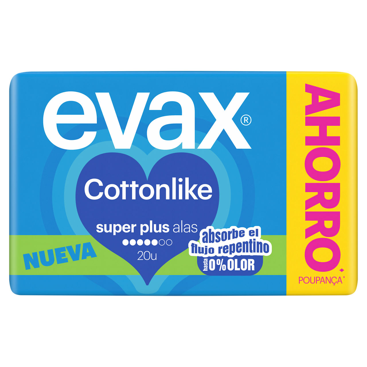 EVAX® - Compresa super plus con alas