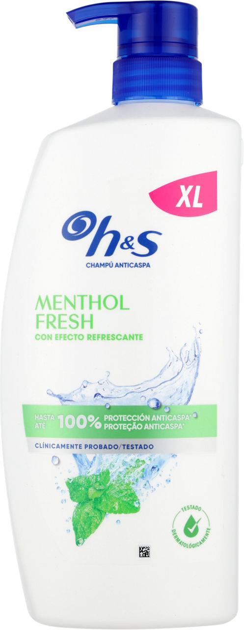H&S® - Champú anticaspa XL menthol fresh