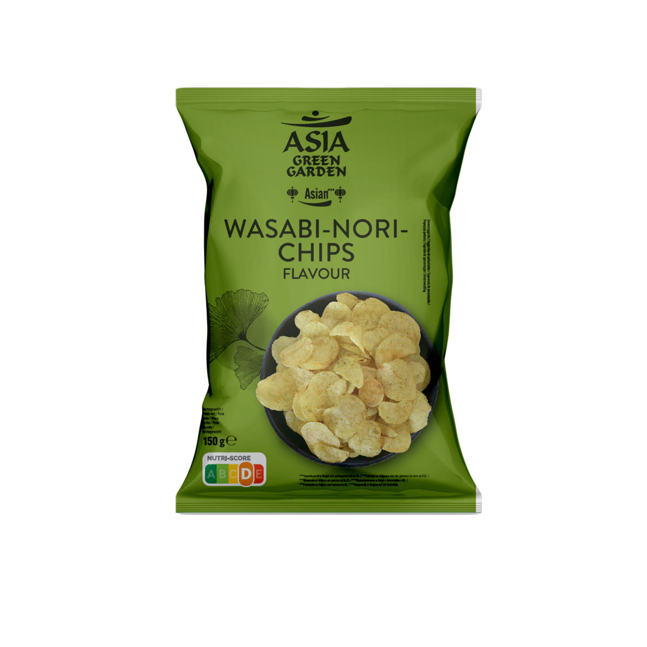 ASIA GREEN GARDEN® - Patatas fritas sabor wasabi-nori