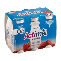 DANONE-ACTIMEL® - Bebida láctea fermentada de fresa con L. casei