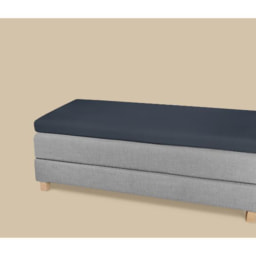 Sábana bajera ajustable bielástica para cama Boxspring 90-100 x 200 cm