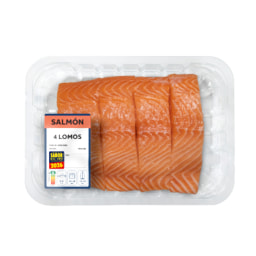 4 lomos de salmón