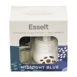 ESSELT® Difusor eléctrico + recambio. Fragancia Midnight blue