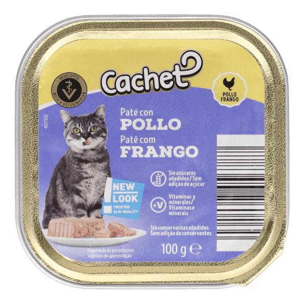 CACHET® - Comida húmeda para gatos con pollo