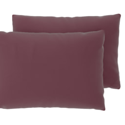 LIVARNO® - Funda de almohada de satén de microfibra 50 x 75 cm, pack 2