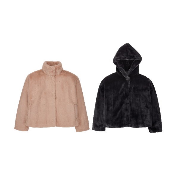 UP2FASHION® - Chaqueta efecto pelo