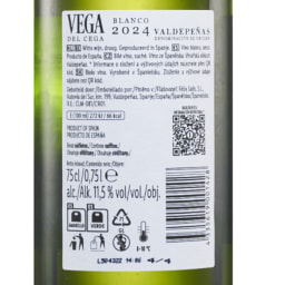 VEGA DEL CEGA - Vino blanco D.O. Valdepeñas