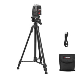 PARKSIDE PERFORMANCE® - Láser de líneas cruzadas con batería de 4 V y 360° »PKLLP 360 B3«, incluye batería integrada y cable de carga.