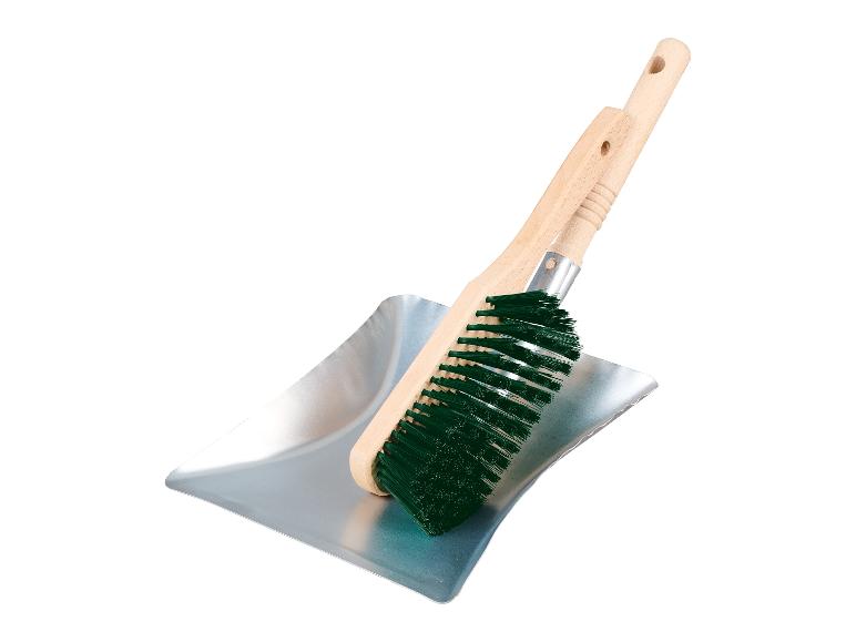 Juego de escoba y recogedor para exterior