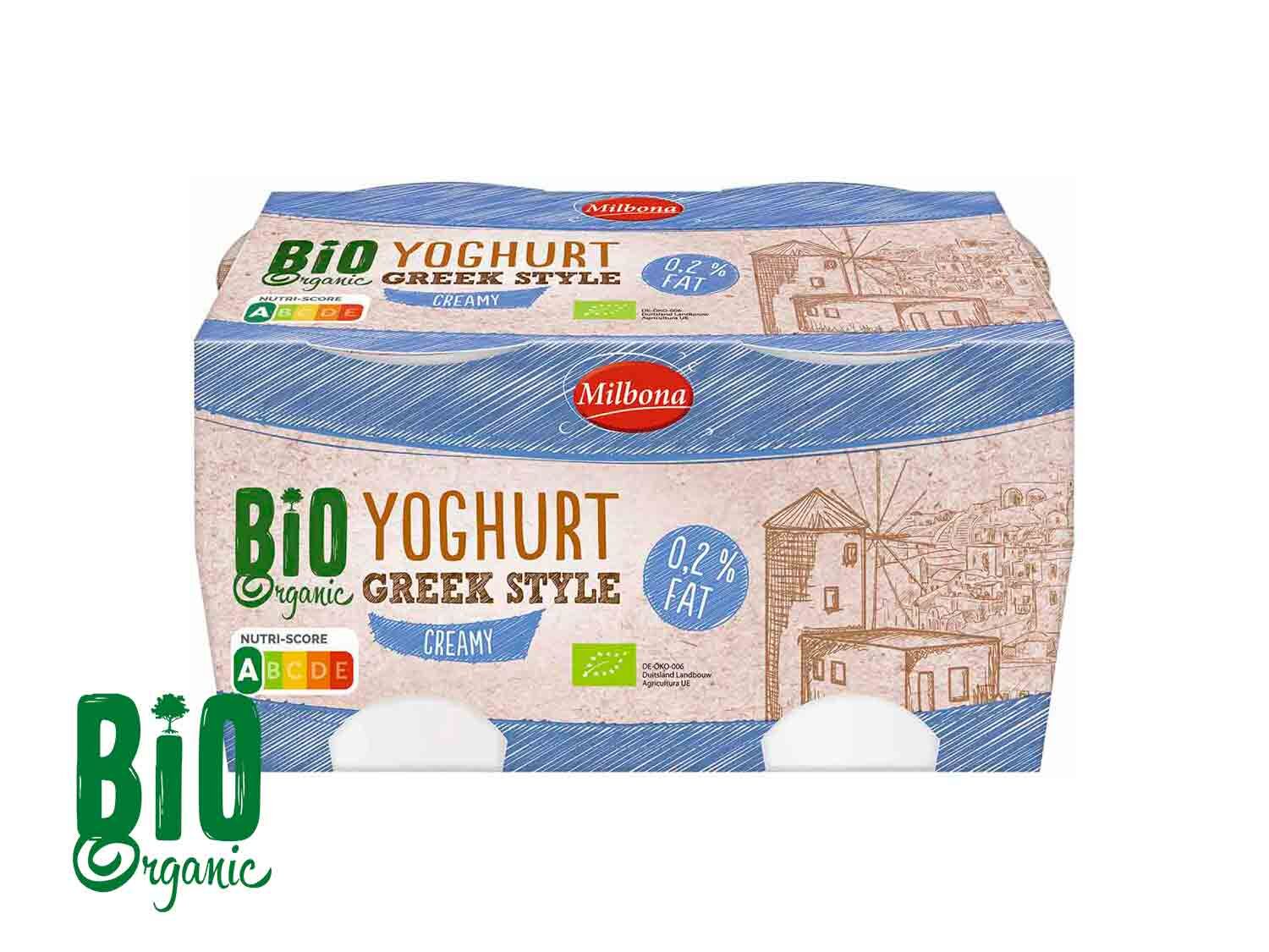 Yogur estilo griego ecológico