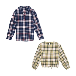 UP2FASHION® - Blusa / Camisa de franela