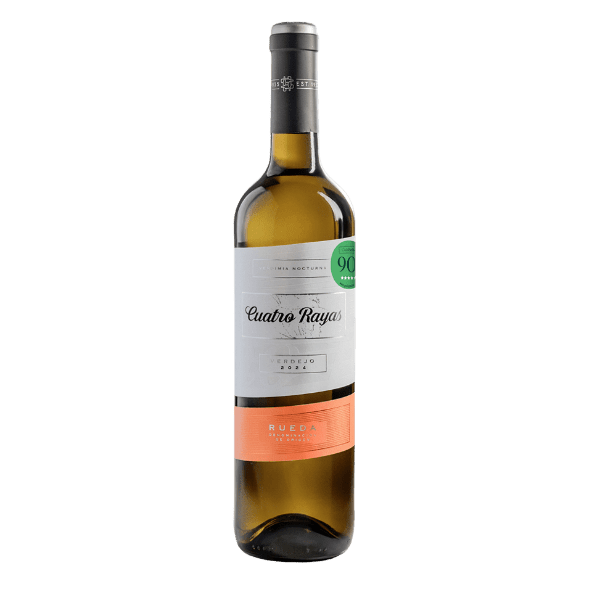CUATRO RAYAS® - Vino blanco verdejo vendimia nocturna DOP Rueda