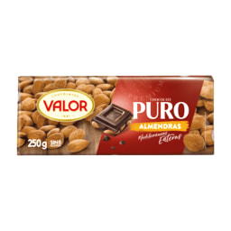 VALOR® - Chocolate puro con almendras