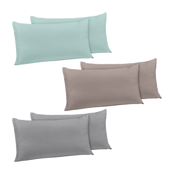 NOVITESSE® - Fundas de almohada de percal