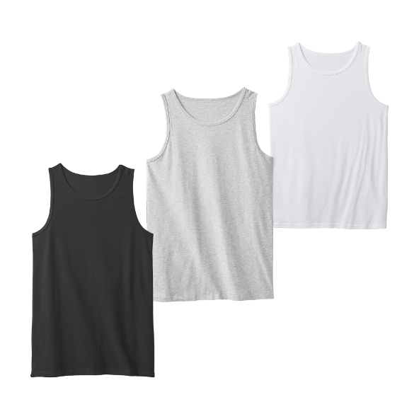 ENRICO MORI® - Camiseta interior básica para hombre