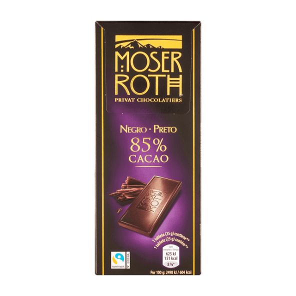 MOSER ROTH® - Chocolate negro 85% cacao