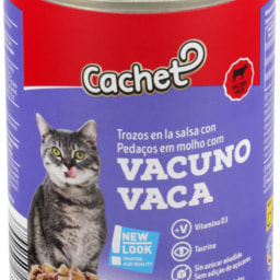 CACHET® - Trozos en salsa para gatos con vacuno