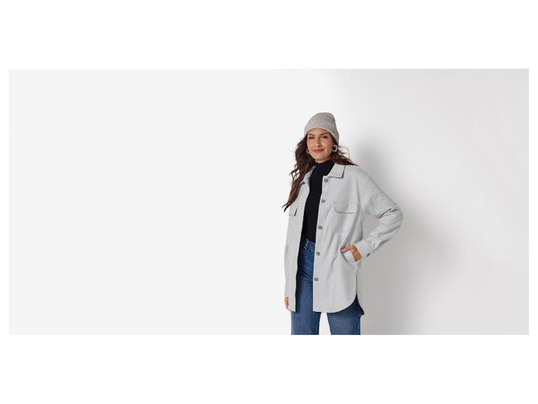 ESMARA® - Sobrecamisa de felpa para mujer