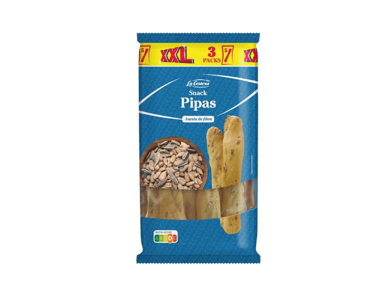 Barritas de pan con pipas