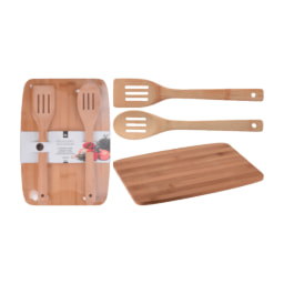 EXCELLENT HOUSEWARE® - Tabla de cortar con utensilios