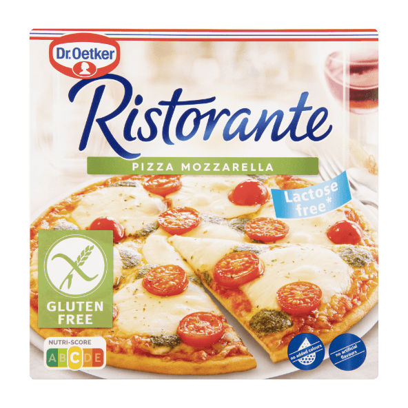 DR. OETKER® - Pizza mozzarella sin gluten