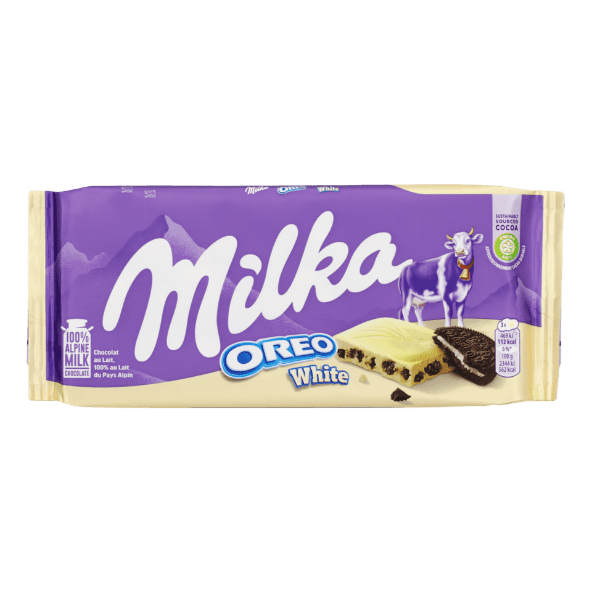 MILKA® - Tableta chocolate blanco con Oreo
