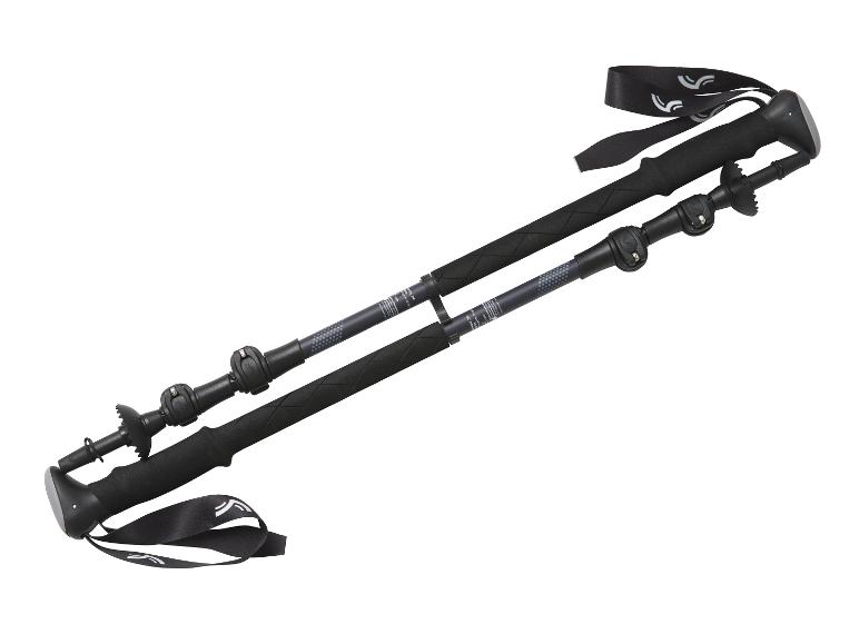 Bastones de trekking telescópicos pack 2