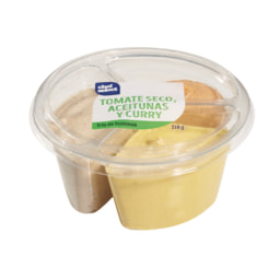 Trío de hummus