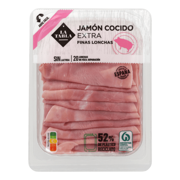 LA TABLA® - Jamón cocido extra finas lonchas