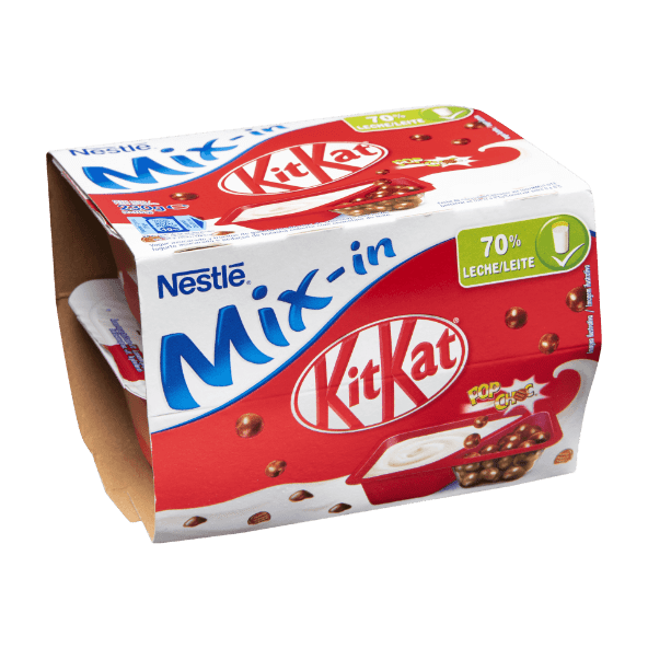 NESTLÉ® - Yogur mix con Kit Kat