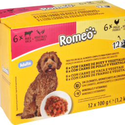 ROMEO® - Bocaditos en salsa para perros