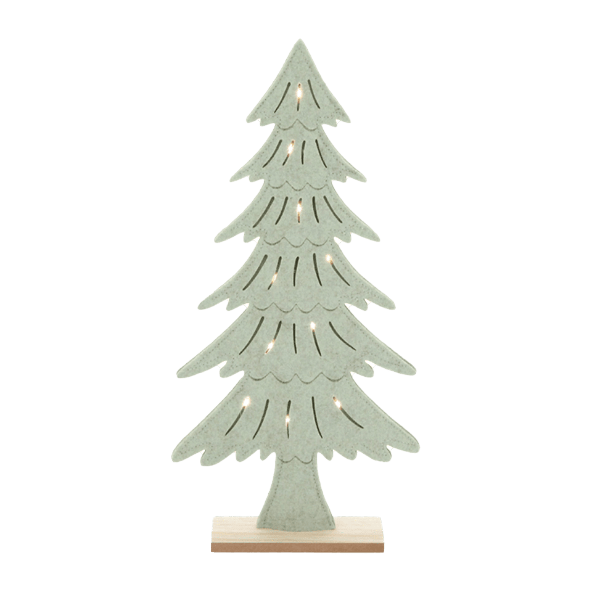 HOME CREATION® - Decoración navideña de fieltro con LED